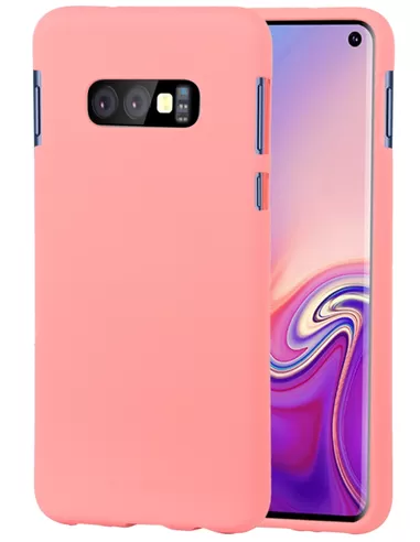 Liquid Silicone Back Cover Samsung Galaxy S10e Roze