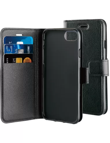 BeHello Gel Wallet Case Zwart voor iPhone 8 7 6s 6