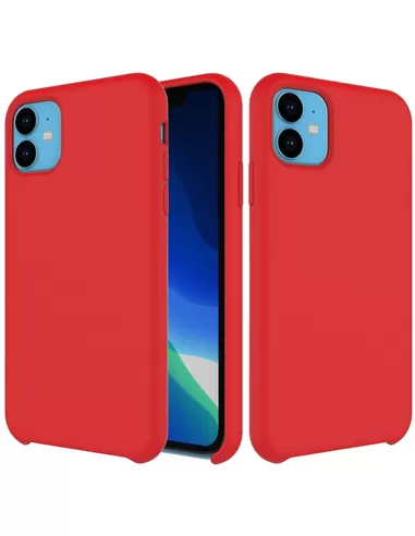 Liquid Silicone Back Cover Apple iPhone 11 Rood