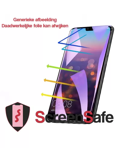 ScreenSafe High Definition Hydrogel screenprotector Accent Speed Y3 Case Friendly Slagvast / Anti-Blue (AAA)