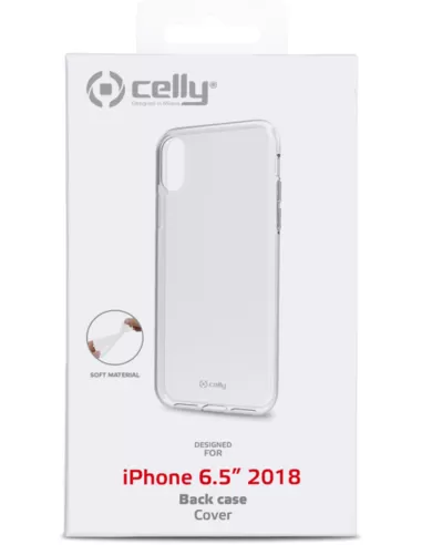 Celly TPU Back Cover Apple iPhone XS Max Transparant