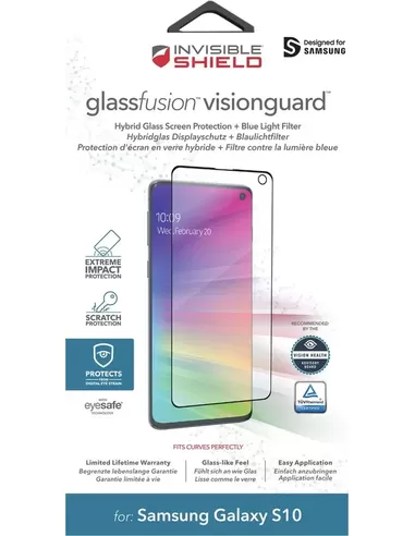 Zagg invisibleSHIELD GlassFusion Screen Protector Samsung Galaxy S10