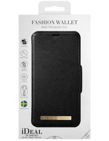iDeal of Sweden Fashion Wallet voor Samsung Galaxy S10+ Black