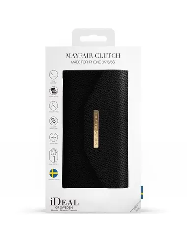 iDeal of Sweden Mayfair Clutch voor iPhone 8/7/6/6s/SE Black