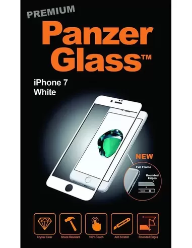 PanzerGlass Apple iPhone 6/6s/7/8 - White Case Friendly