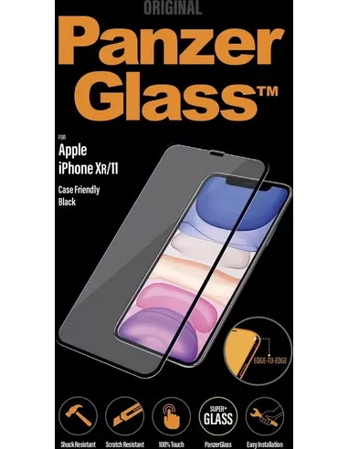 PanzerGlass Apple iPhone XR/11 - Black Case Friendly