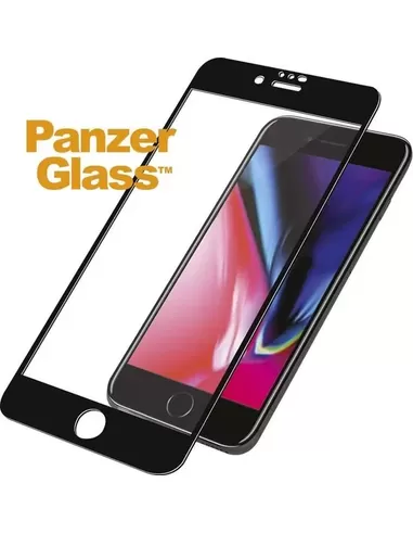 PanzerGlass Apple iPhone 6/6s/7/8 - Black Case Friendly