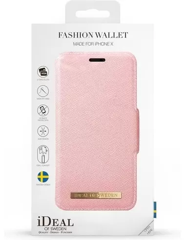 iDeal of Sweden Fashion Wallet voor iPhone XS/X Pink