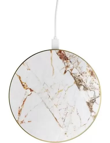 iDeal of Sweden Qi Charger voor Universal Carrara Gold Marble