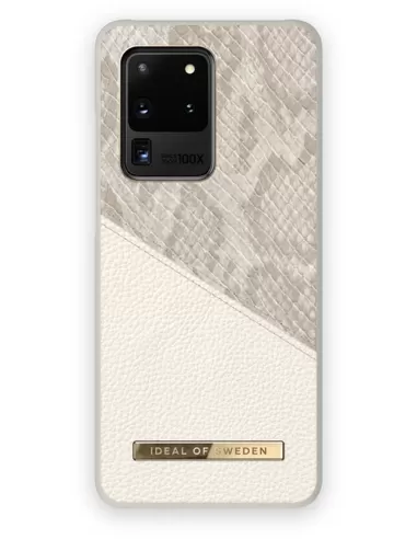 iDeal of Sweden Fashion Case Atelier voor Samsung Galaxy S20 Ultra Pearl Python