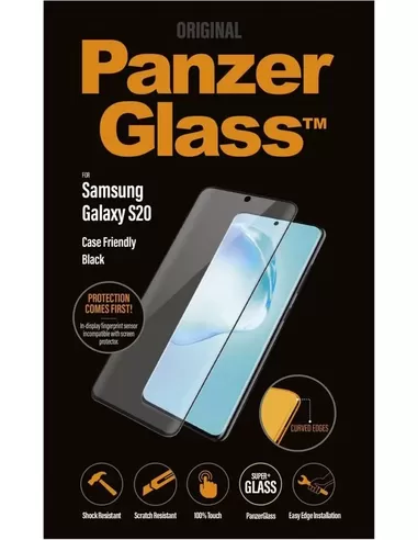 PanzerGlass Samsung Galaxy S20 - Black Case Friendly