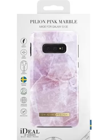 iDeal of Sweden Fashion Case voor Samsung Galaxy S10E Pilion Pink Marble