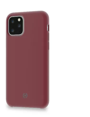Celly Leaf Silicone Back Cover Apple iPhone 11 Rood