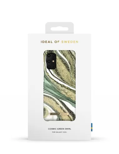 iDeal of Sweden Fashion Case voor Samsung Galaxy S20+ Cosmic Green Swirl
