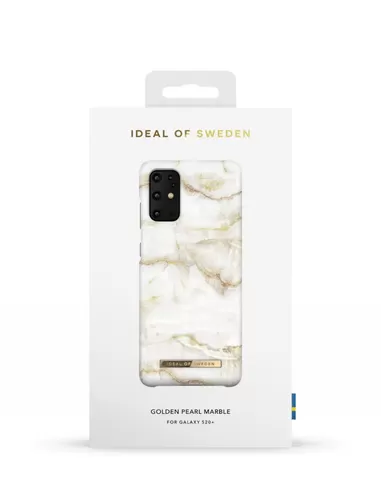 iDeal of Sweden Fashion Case voor Samsung Galaxy S20+ Golden Pearl Marble