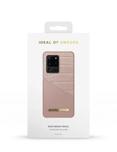 iDeal of Sweden Fashion Case Atelier voor Samsung Galaxy S20 Ultra Rose Smoke Croco