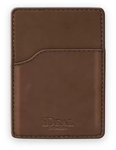 iDeal of Sweden Magnetic Card Holder Mono voor Universal Brown Como