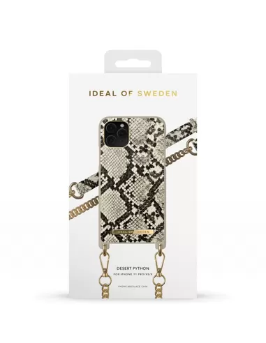 iDeal of Sweden Phone Necklace Case voor iPhone 11 Pro/XS/X Desert Python