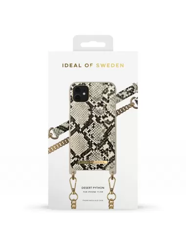 iDeal of Sweden Phone Necklace Case voor iPhone 11/XR Desert Python