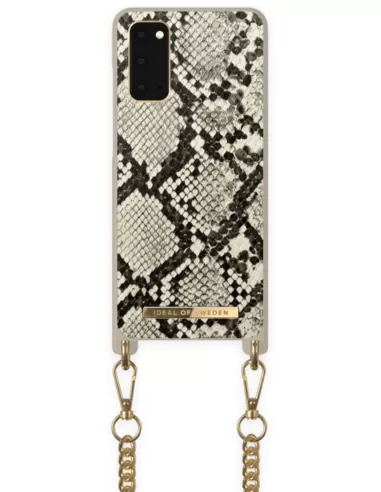 iDeal of Sweden Phone Necklace Case voor Samsung Galaxy S20 Desert Python
