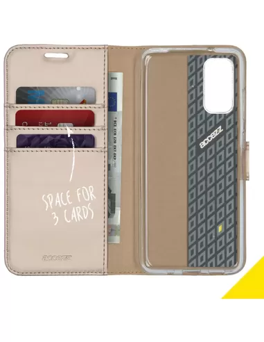 Accezz Booklet Wallet Gold Samsung Galaxy A21s