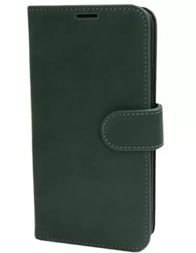 PU Wallet Deluxe Galaxy A20e dark green