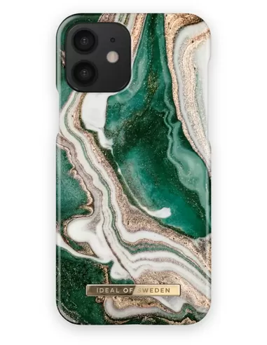 iDeal of Sweden Fashion Case voor iPhone 12/12 Pro Golden Jade Marble