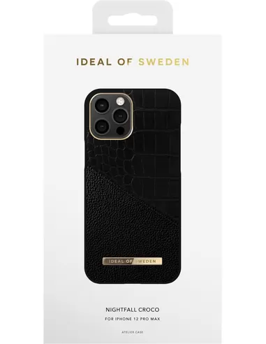 iDeal of Sweden Fashion Case Atelier voor iPhone 12 Pro Max Nightfall Croco