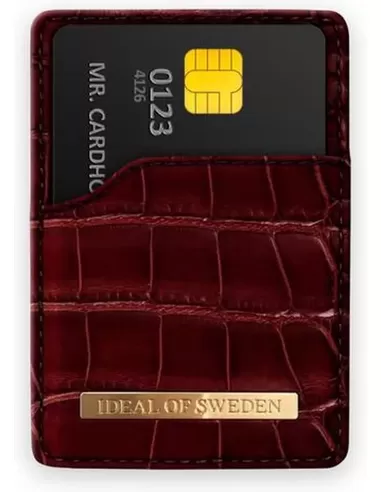 iDeal of Sweden Magnetic Card Holder Mono voor Universal Evergreen Croco