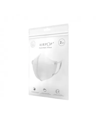 AirPOP Pocket Mask NV (2pcs) White