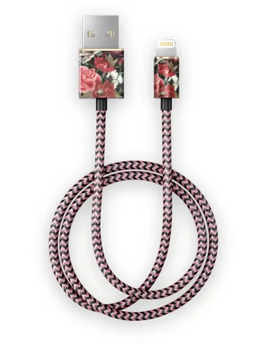 iDeal of Sweden Fashion Cable 2m voor Lightning Antique Roses