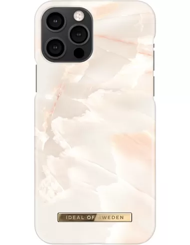 iDeal of Sweden Fashion Case voor iPhone 12/12 Pro Rose Pearl Marble