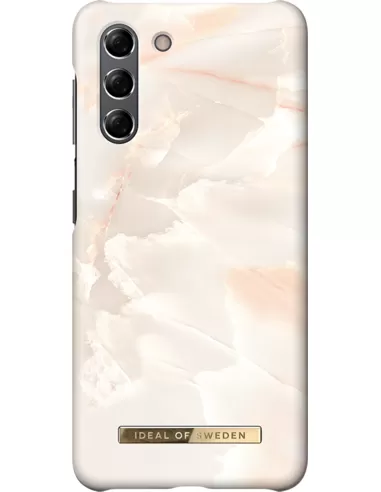 iDeal of Sweden Fashion Case voor Samsung Galaxy S21 Rose Pearl Marble