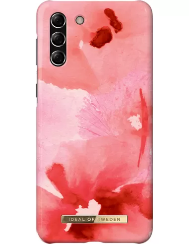 iDeal of Sweden Fashion Case voor Samsung Galaxy S21+ Coral Blush Floral