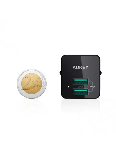 Aukey 2 Port USB A Charger 12W