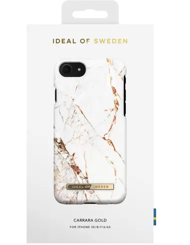 iDeal of Sweden Fashion Case voor iPhone 8/7/6/6s/SE Carrara Gold