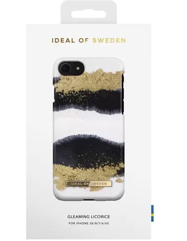 iDeal of Sweden Fashion Case voor iPhone 8/7/6/6s/SE Gleaming Licorice