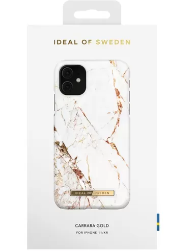 iDeal of Sweden Fashion Case voor iPhone 11/XR Carrara Gold