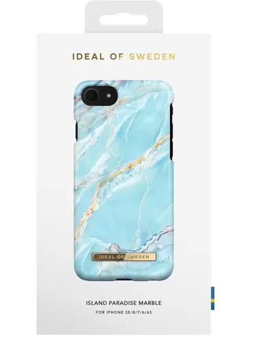 iDeal of Sweden Fashion Case voor iPhone 8/7/6/6s/SE Island Paradise Marble