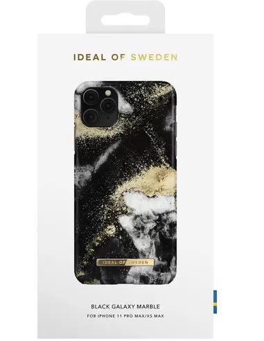 iDeal of Sweden Fashion Case voor iPhone 11 Pro Max/XS Max Black Galaxy Marble