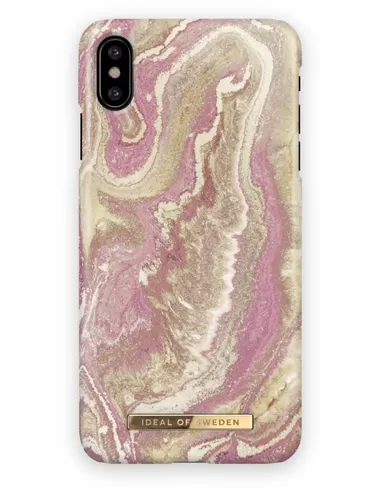 iDeal of Sweden Fashion Case voor iPhone X/XS Golden Blush Marble