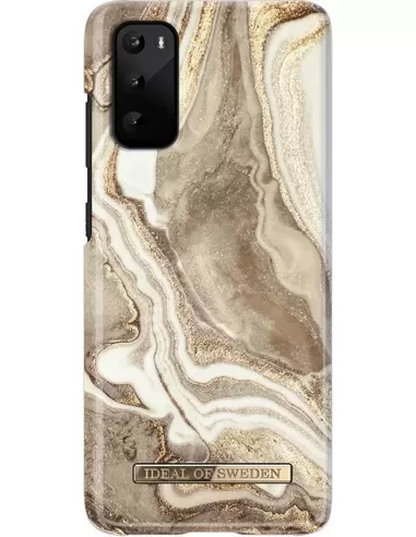 iDeal of Sweden Fashion Case voor Samsung Galaxy S20 Golden Sand Marble