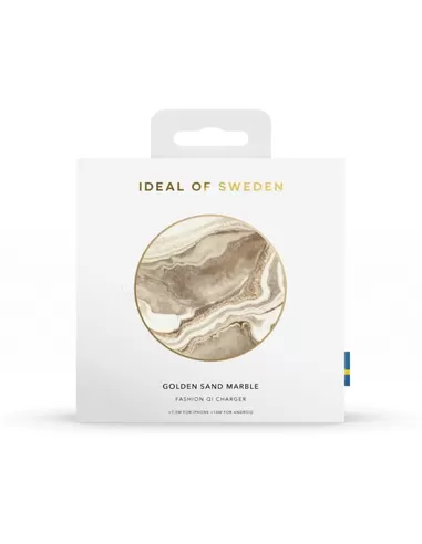 iDeal of Sweden Qi Charger voor Universal Golden Sand Marble