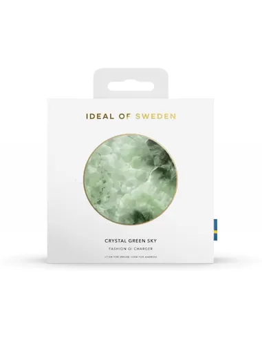 iDeal of Sweden Qi Charger voor Universal Crystal Green Sky