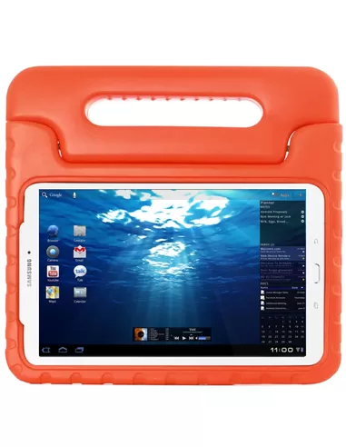 Kinderhoes voor Samsung Galaxy Tab E 9.6 / T560 Foam Beschermcover Oranje