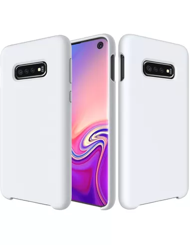 Liquid Silicone Back Cover Samsung Galaxy S10 Wit