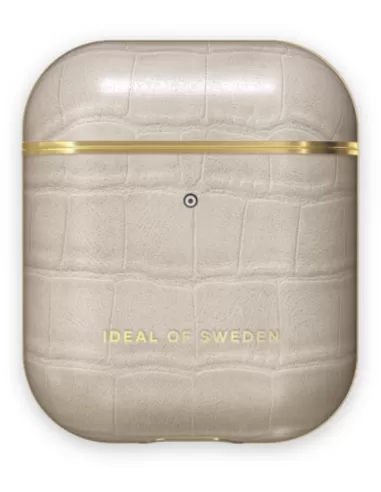 iDeal of Sweden AirPods Case PU voor 1st & 2nd Generation Caramel Croco