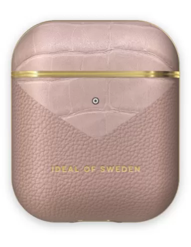 iDeal of Sweden AirPods Case PU voor 1st & 2nd Generation Rose Smoke Croco