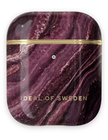 iDeal of Sweden AirPods Case Print voor 1st & 2nd Generation Golden Plum