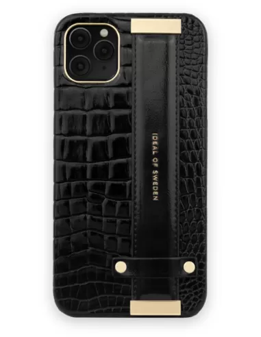 iDeal of Sweden Statement Case Strap Handle voor iPhone 11 Pro Max/XS Max Neo Noir Croco - Strap Handle